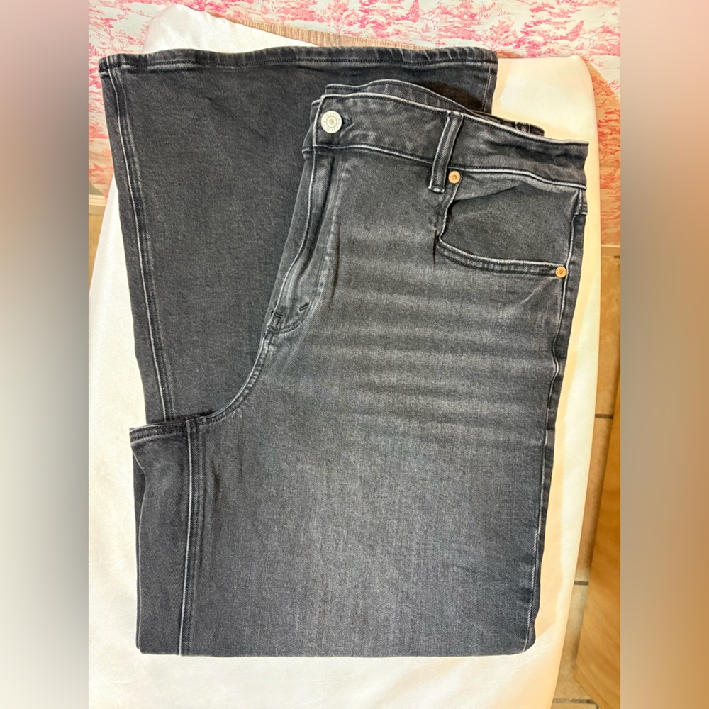 American Eagle Outfitters Women's Gray Flare Jeans